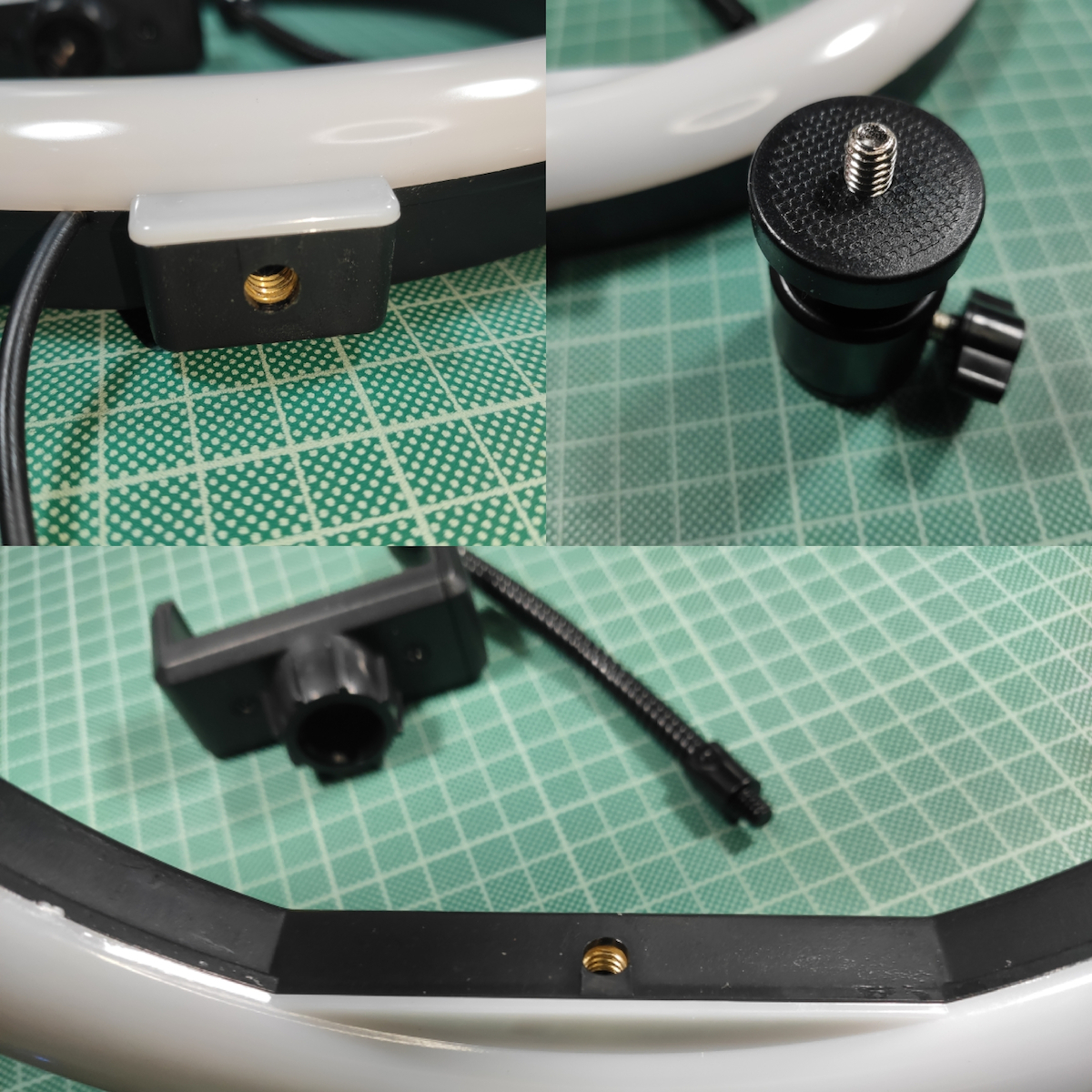 Ring Lamp Light LED USB Tripod 2.1m Ring Light 26cm 2500 - 4500K with Floor Tripod and Mobile Phone Holder