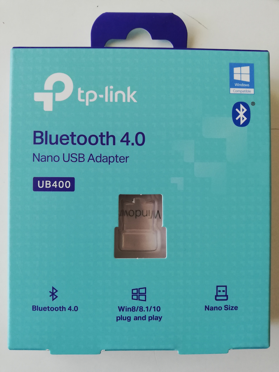 TP-LINK UB400 v1 USB Bluetooth 4.0 Адаптер с Обхват 10м Черен