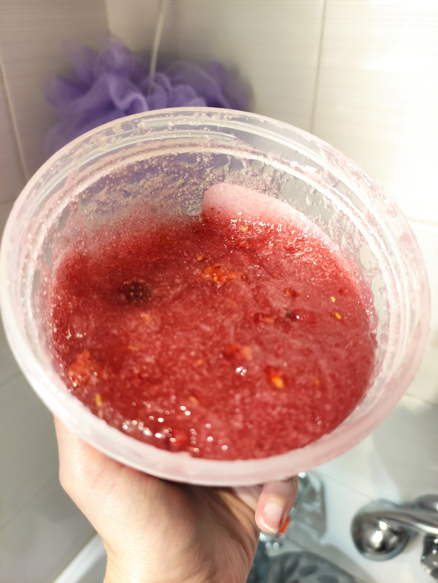 Organic Shop Body Desserts Scrub Body Strawberry Jam 450ml