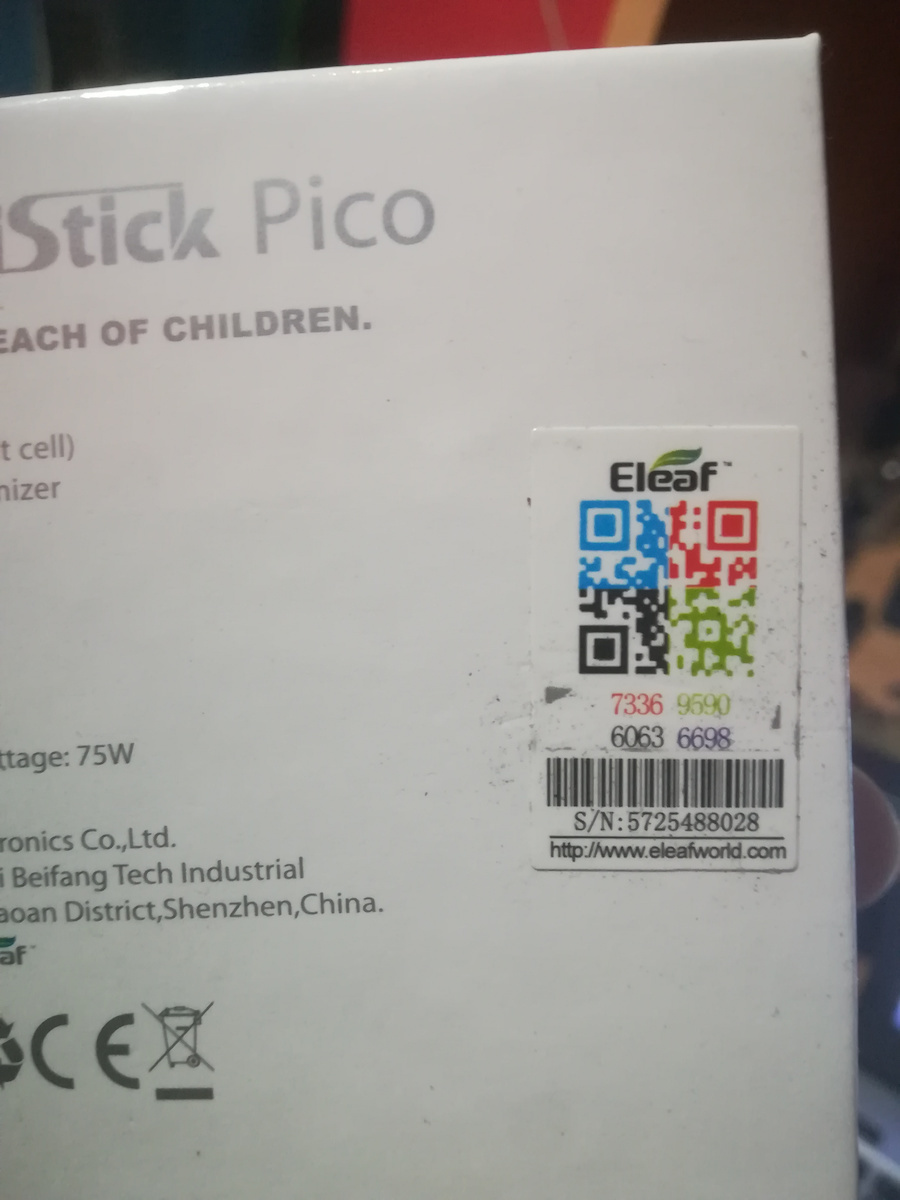 Eleaf Box Mod iStick Pico 75W Full Black