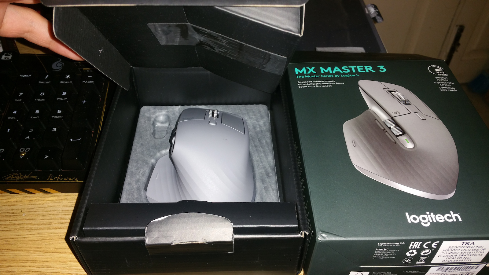 Logitech MX Master 3 Ασύρματο Ποντίκι Μαύρο