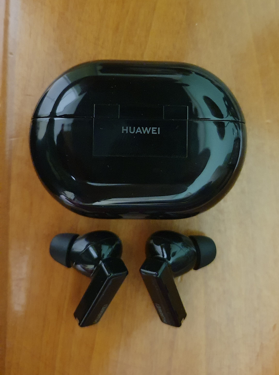 Huawei FreeBuds Pro Bluetooth-Freisprecheinrichtung Kopfhörer mit Ladeetui Carbon Black