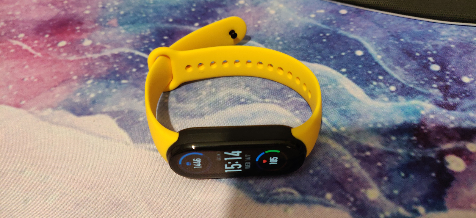 Xiaomi Strap Silicone with Pin Blue / Yellow / Mint Green (Mi Smart Band 5/Mi Smart Band 6)