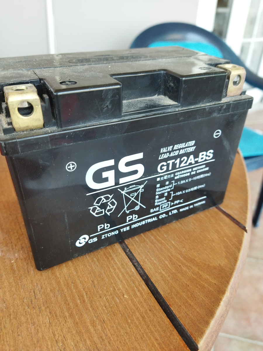 GS Μπαταρία Μοτοσυκλέτας GT12A-BS/YTX12A-BS με Χωρητικότητα 10Ah