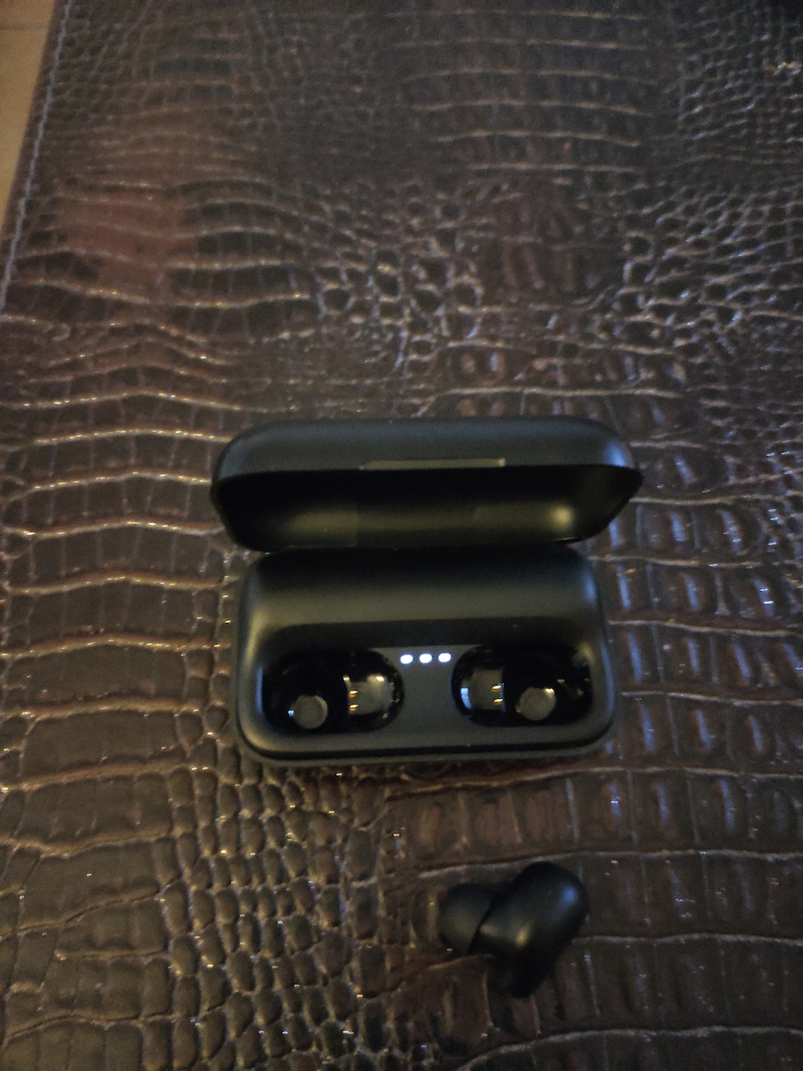 Haylou T15 In-ear Bluetooth Handsfree Ακουστικά με Αντοχή στον Ιδρώτα και Θήκη Φόρτισης Μαύρα