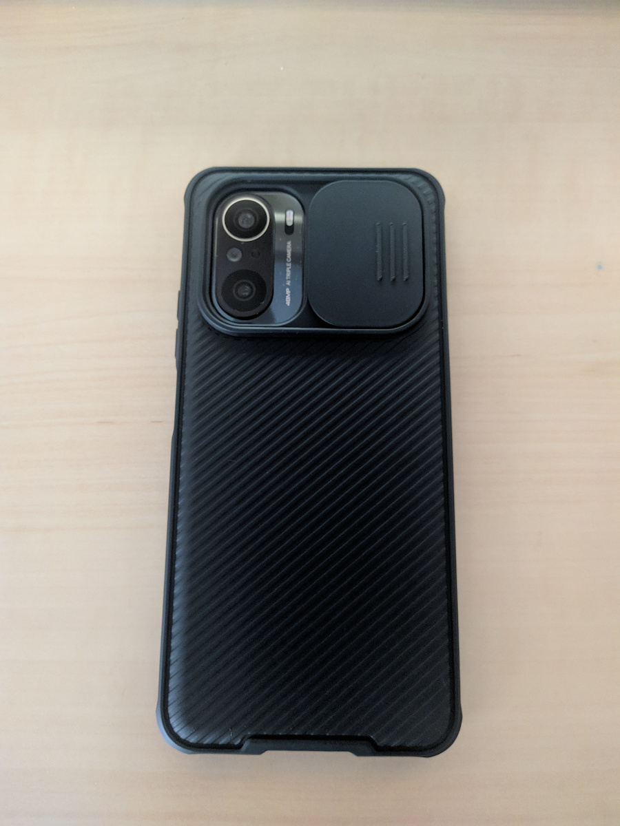 Nillkin CamShield Umschlag Rückseite Kunststoff 1.5mm Schwarz (Poco F3 / Mi 11i)