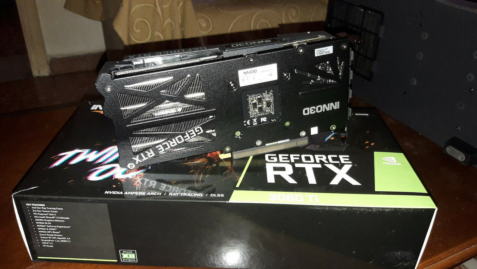 Inno 3D GeForce RTX 3060 Ti 8GB GDDR6 Twin X2 OC LHR Κάρτα Γραφικών