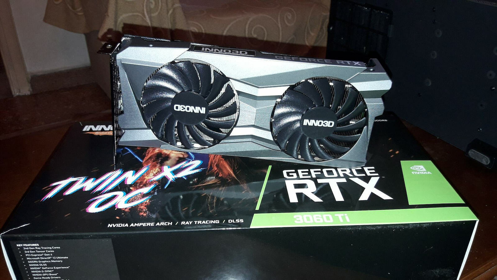 Inno 3D GeForce RTX 3060 Ti 8GB GDDR6 Twin X2 OC LHR Κάρτα Γραφικών