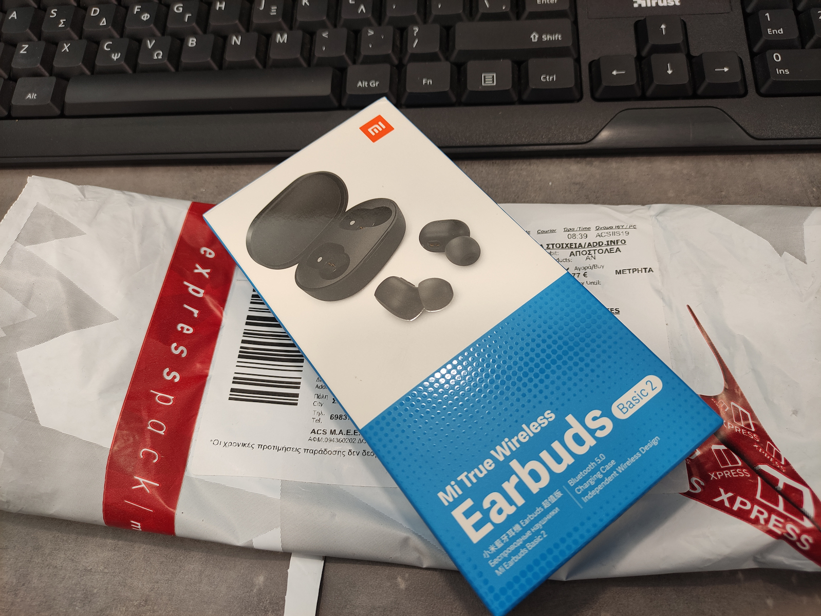 Xiaomi Mi True Wireless Earbuds Basic 2 Bluetooth Handsfree Ακουστικά με Θήκη Φόρτισης Μαύρα