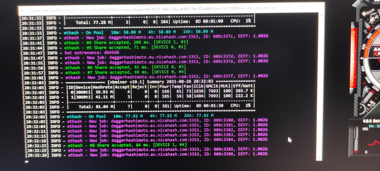 Manli GeForce RTX 3060 Ti 8GB GDDR6 M2480 + N630 v2 Κάρτα Γραφικών