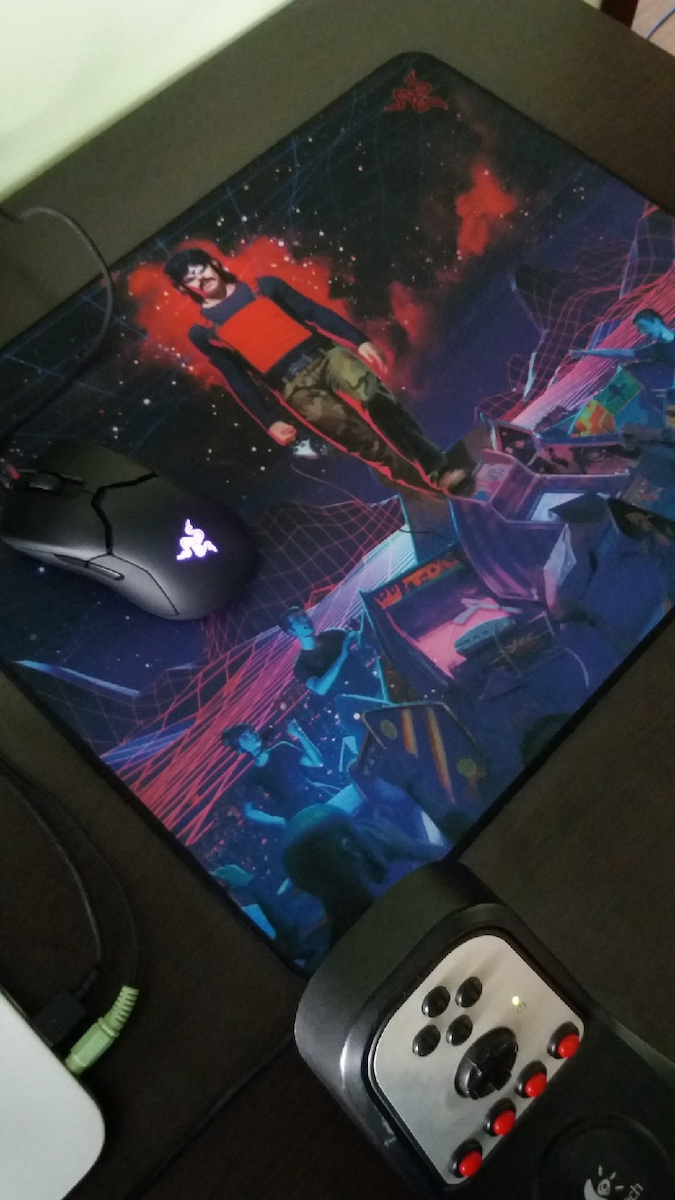 Razer DR Disrespect Goliathus Jocuri de noroc Covor de șoarece Mare 444mm
