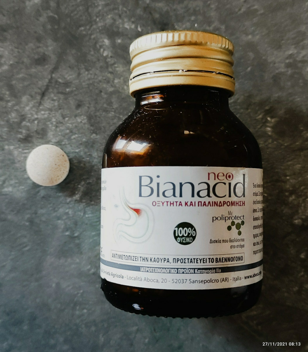 Aboca Neo Bianacid χωρίς Γλουτένη 45 ταμπλέτες