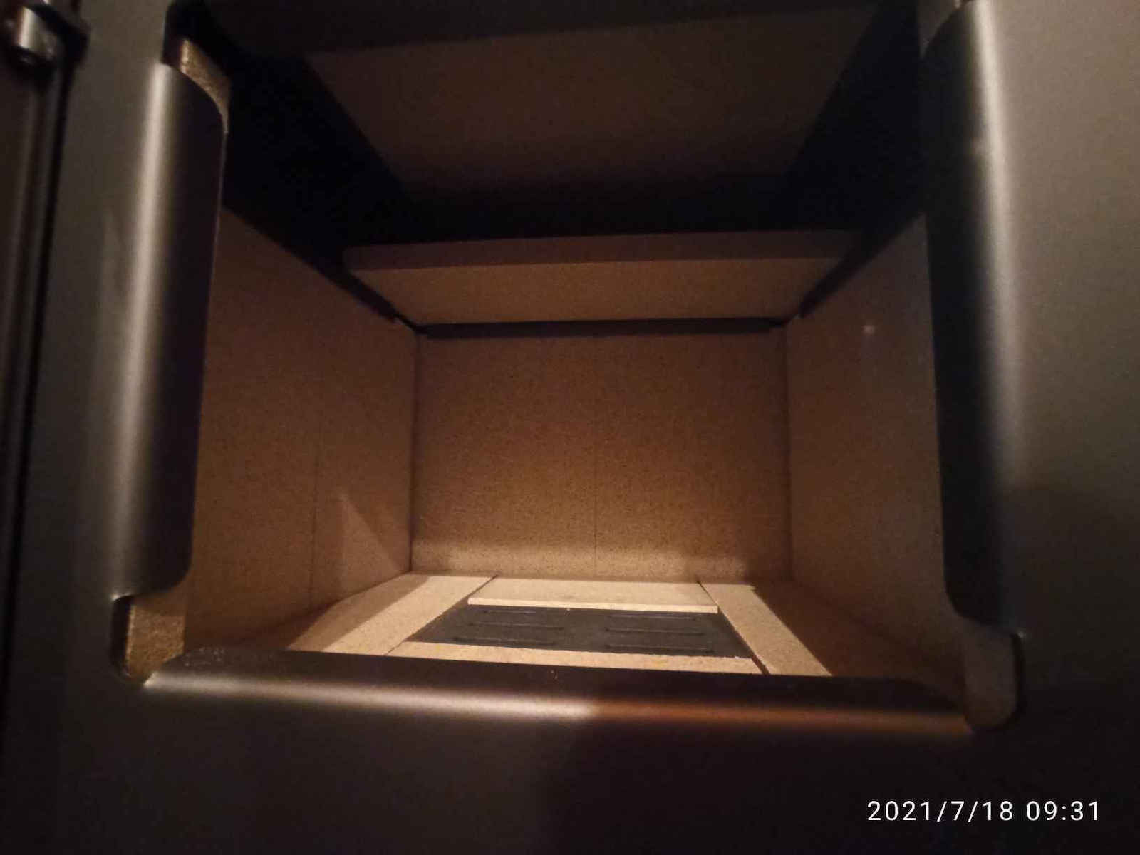Alfatherm ALB02-S Metallisch Holzofen Luftheizung mit Ofen 11kW Schwarz