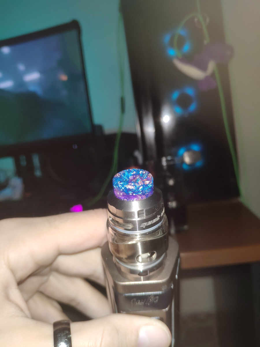 Reewape Drip Tip 810 Resin Rs324 Επιστόμιο Drip Tip σε Μπλε χρώμα VB0341181
