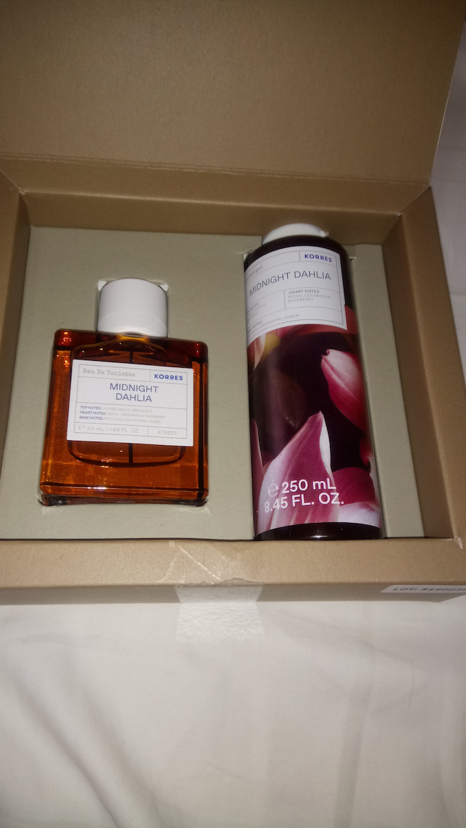 Korres The Women's Fragrance Set Midnight Dahlia Γυναικείο Σετ με Eau de Toilette