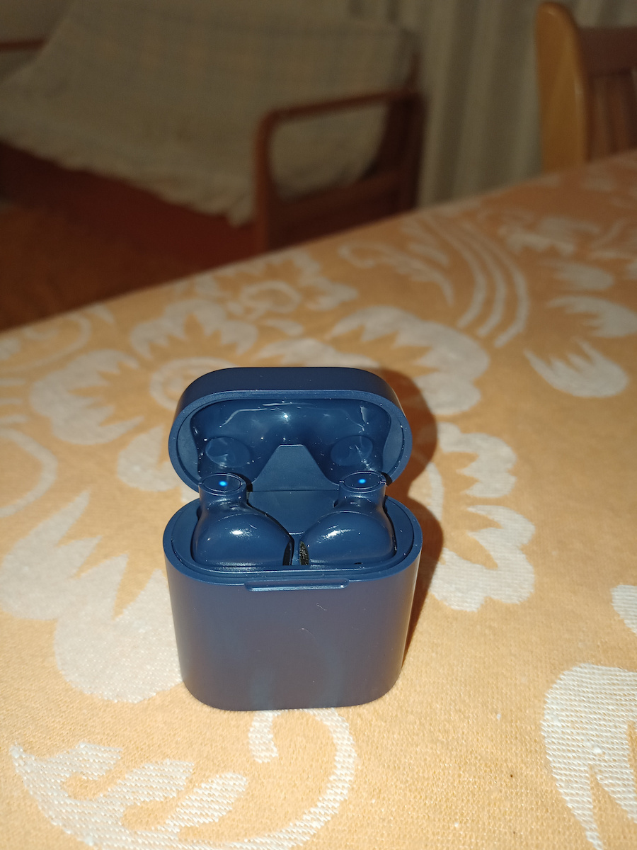 Haylou MoriPods Earbud Bluetooth Handsfree Ακουστικά με Θήκη Φόρτισης Ροζ