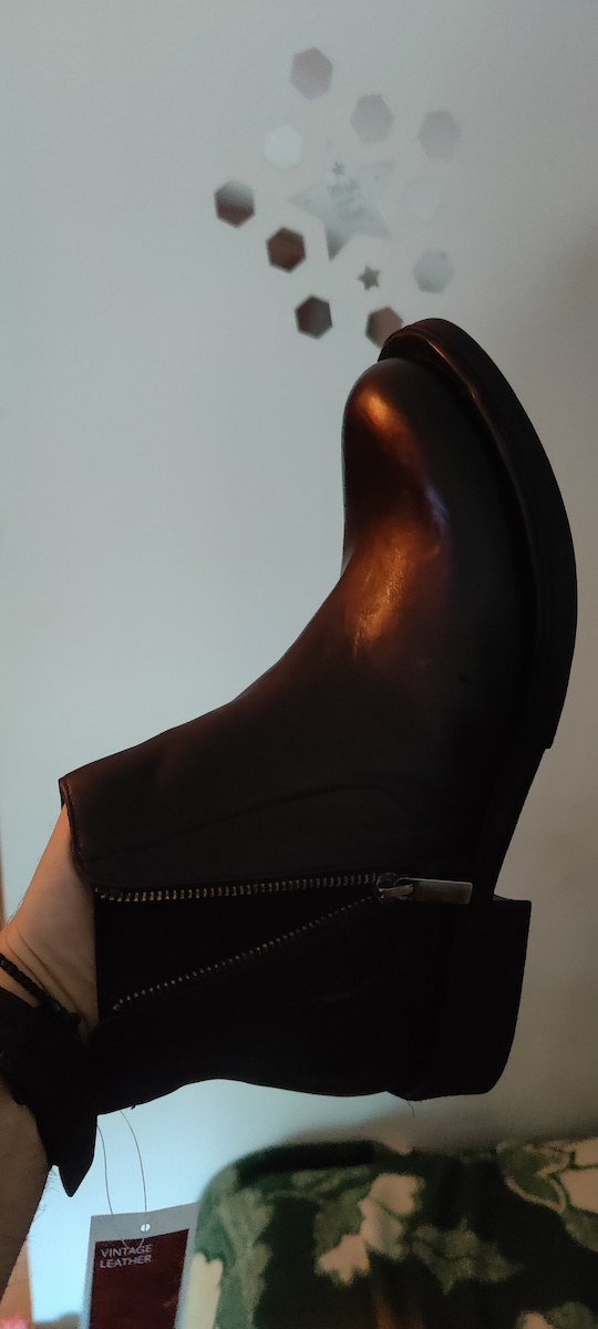 Roy Leather Black Boots