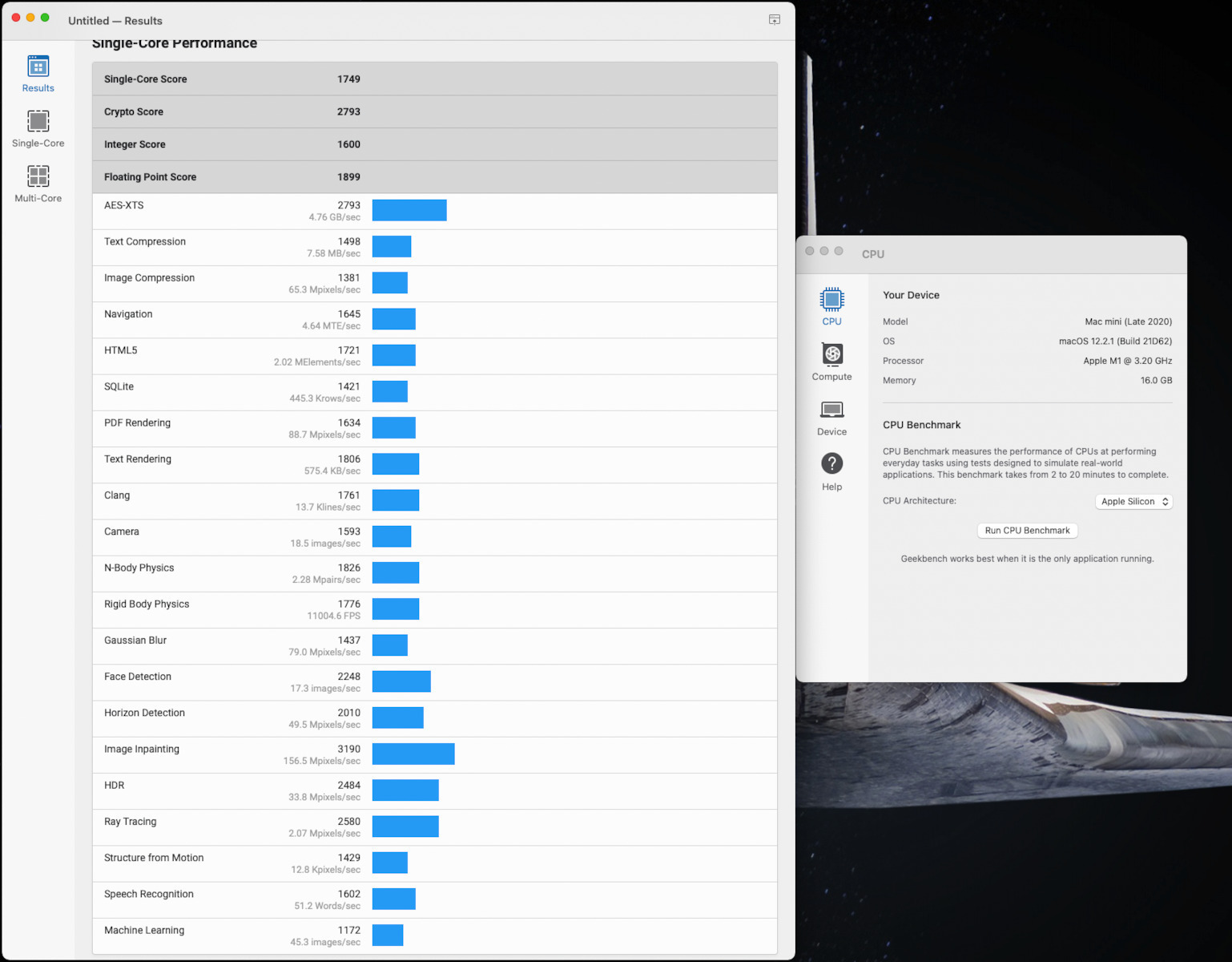 Mac Mini M1 2020 Reconditionné - 16Go RAM, 256Go SSD, 3,2 Ghz (Argent)