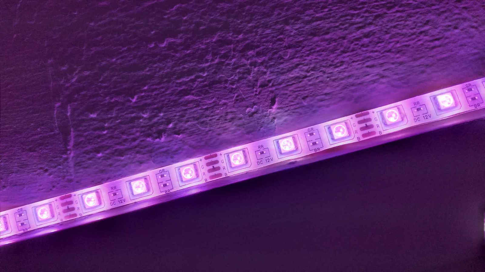 GlobalExpress Waterproof LED Strip 12V RGB Light 5m Type SMD5050 with Power Supply & Remote Control