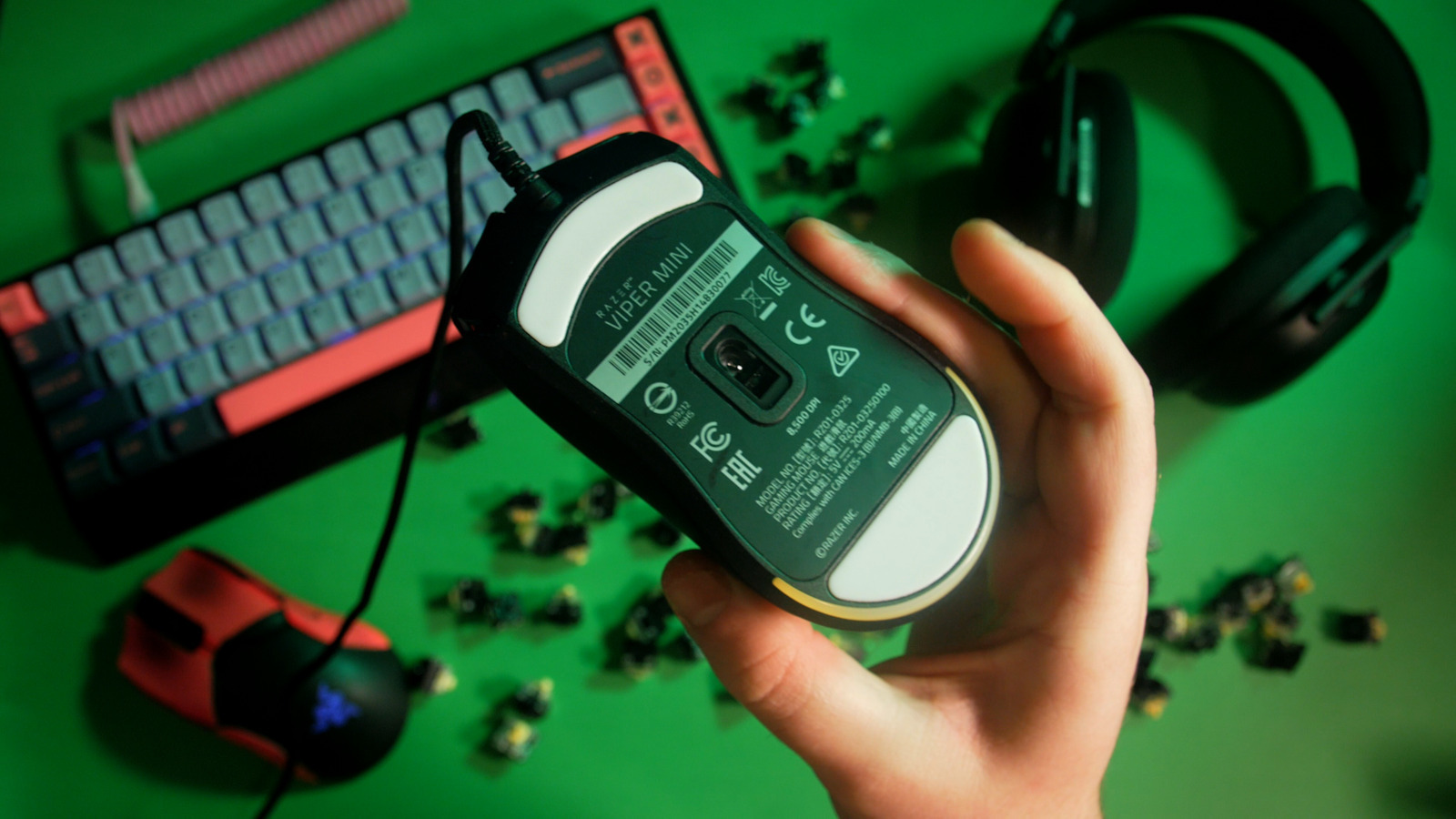 Razer Viper Mini RGB Геймърска Мишка 8500 DPI Черен