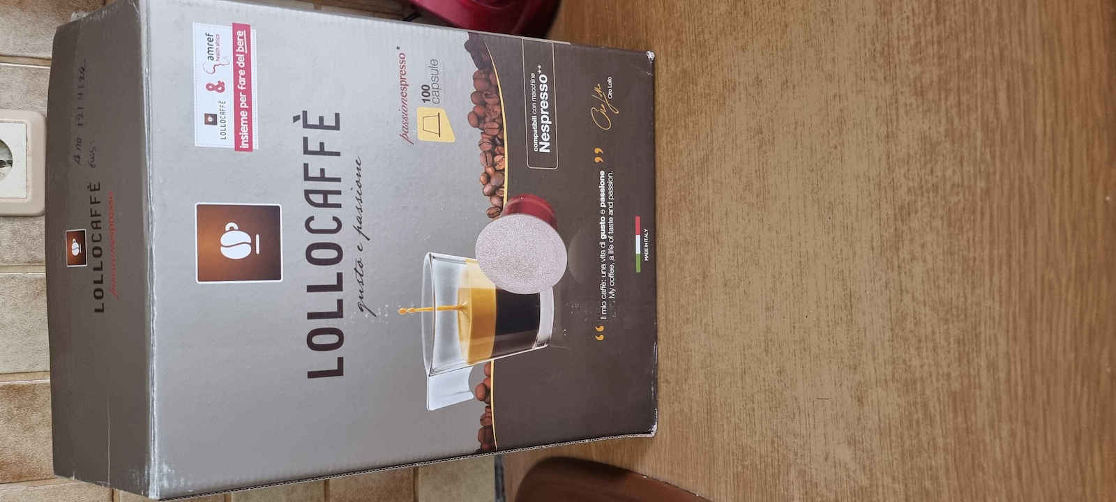 Lollo Caffe Капсули Еспресо Съвместими с машина Nespresso 100капси