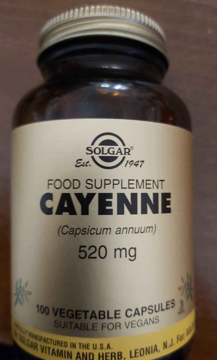 Solgar Cayenne 520mg 100 φυτικές κάψουλες Skroutz.gr