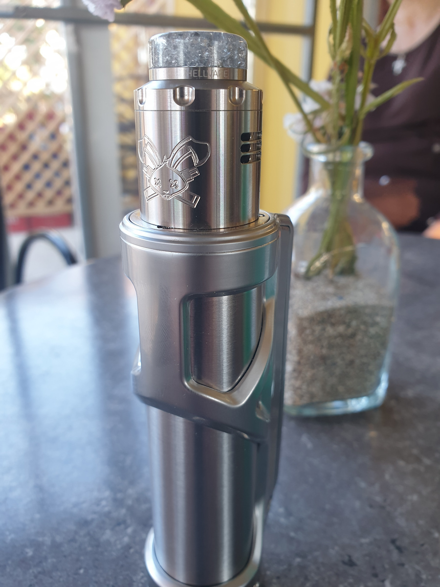 Hellvape Dead Rabbit V3 Verdampfer für Elektronische Zigaretten RDA 24mm Black Red