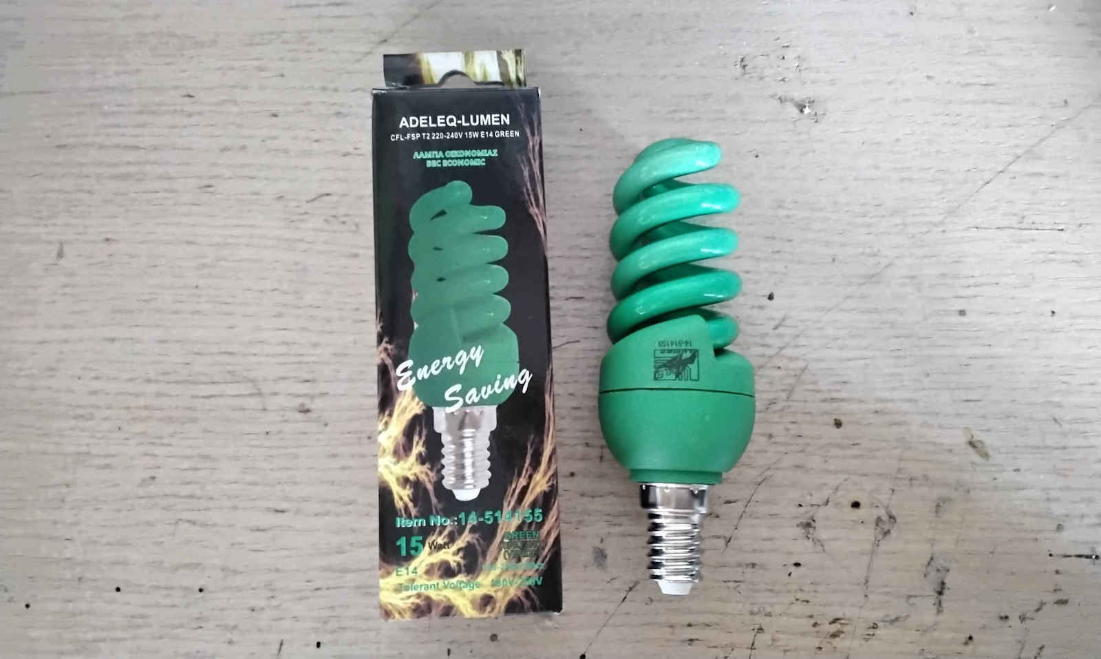 Adeleq Energy Saving Lamp E14 15W