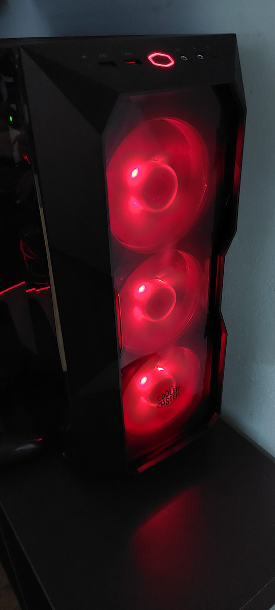 CoolerMaster MasterBox TD500 Gaming Midi Tower Κουτί Υπολογιστή με Πλαϊνό Παράθυρο και RGB Φωτισμό Μαύρο