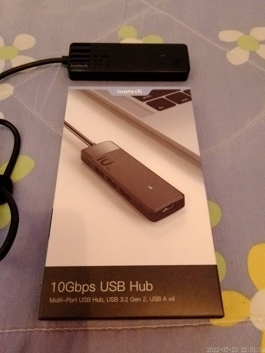 Inateck USB 3.2 4 Port Hub with USB-A Connection