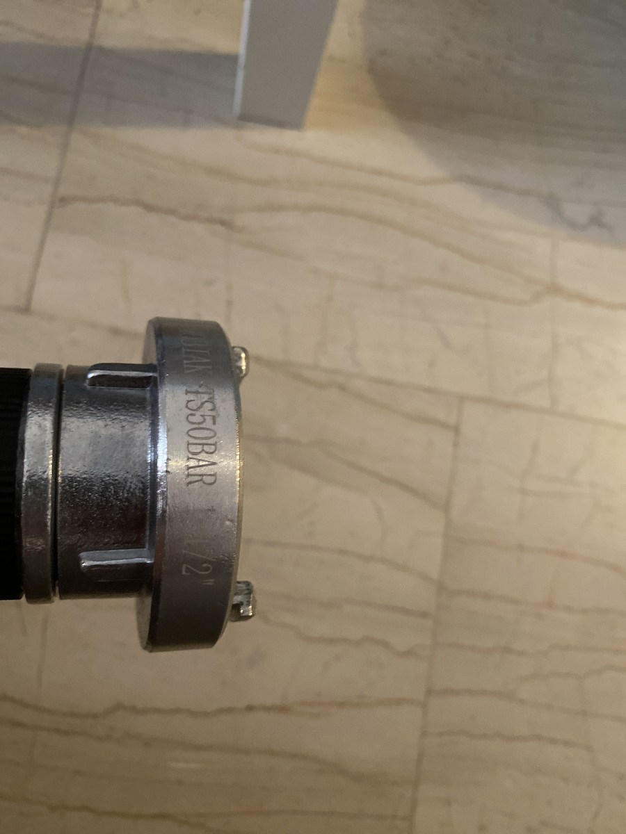 Mobiak Storz Male Thread for Fire Extinguishing System Aluminum 1 1/2" Bolt