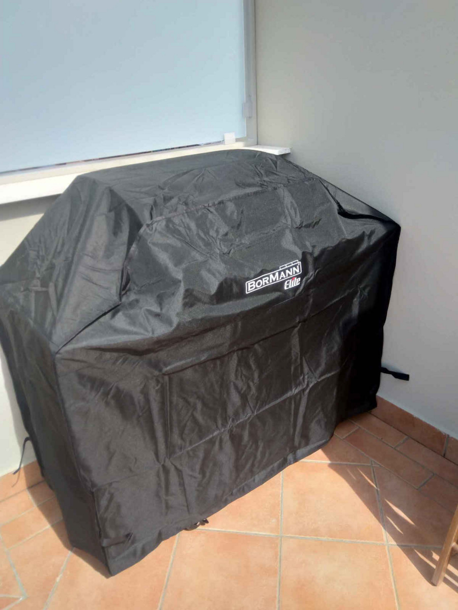 Bormann Elite BBQ1245 Капак за Грил Черен от Оксфорд с UV Защита