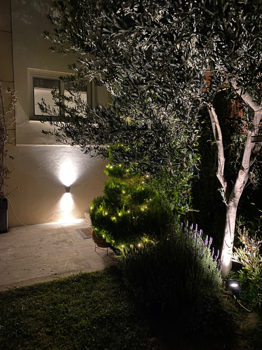 123led Los Angeles Επιτοίχιο Εξωτερικό Σποτ GU10 IP54 Διπλής Δέσμης