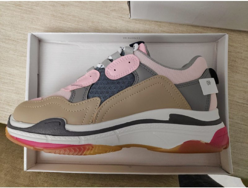 Damen Chunky Sneakers Rosa