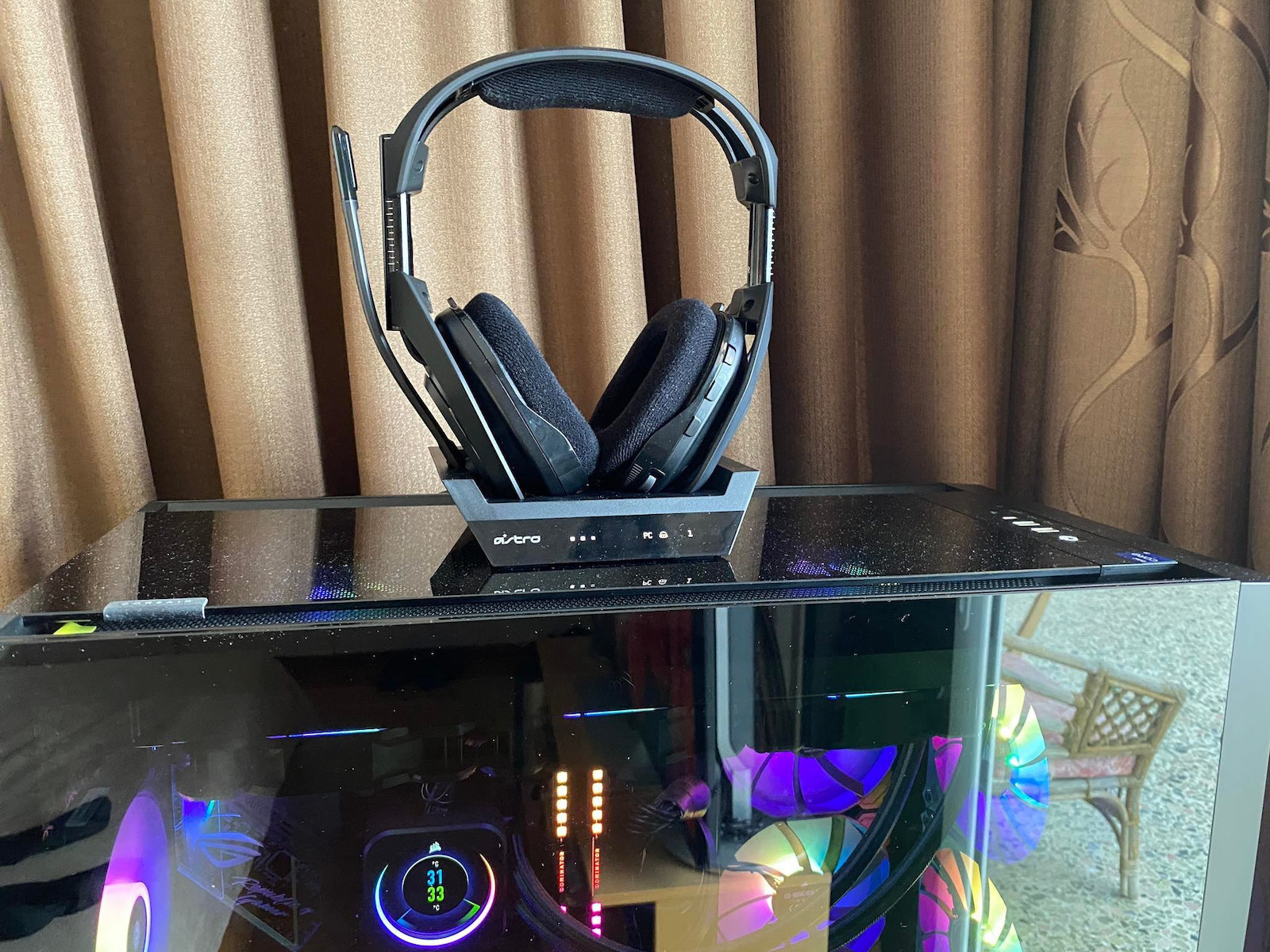 Astro A50 Wireless Base Station PS Über Ohr Gaming-Headset mit Verbindung USB Schwarz