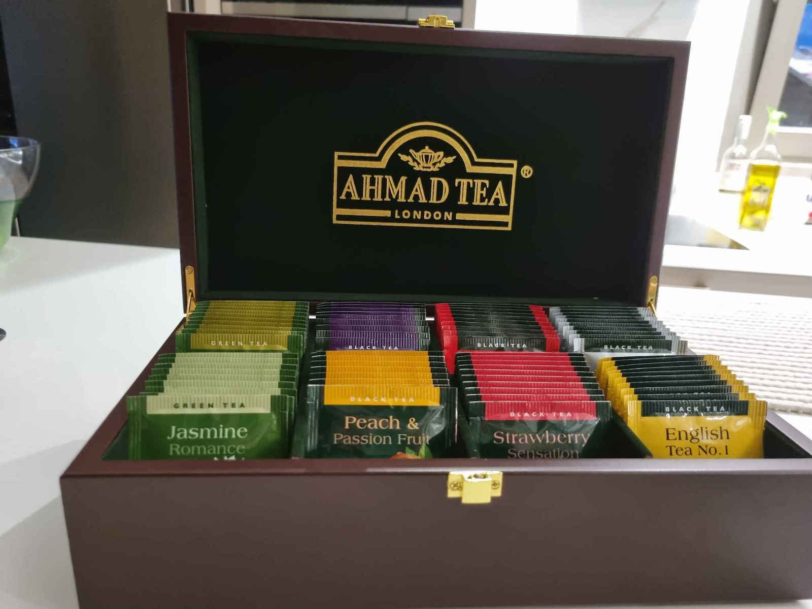Ahmad Tea 856 Set 1Stück Behälter Tee mit Deckel Metallisch Braun