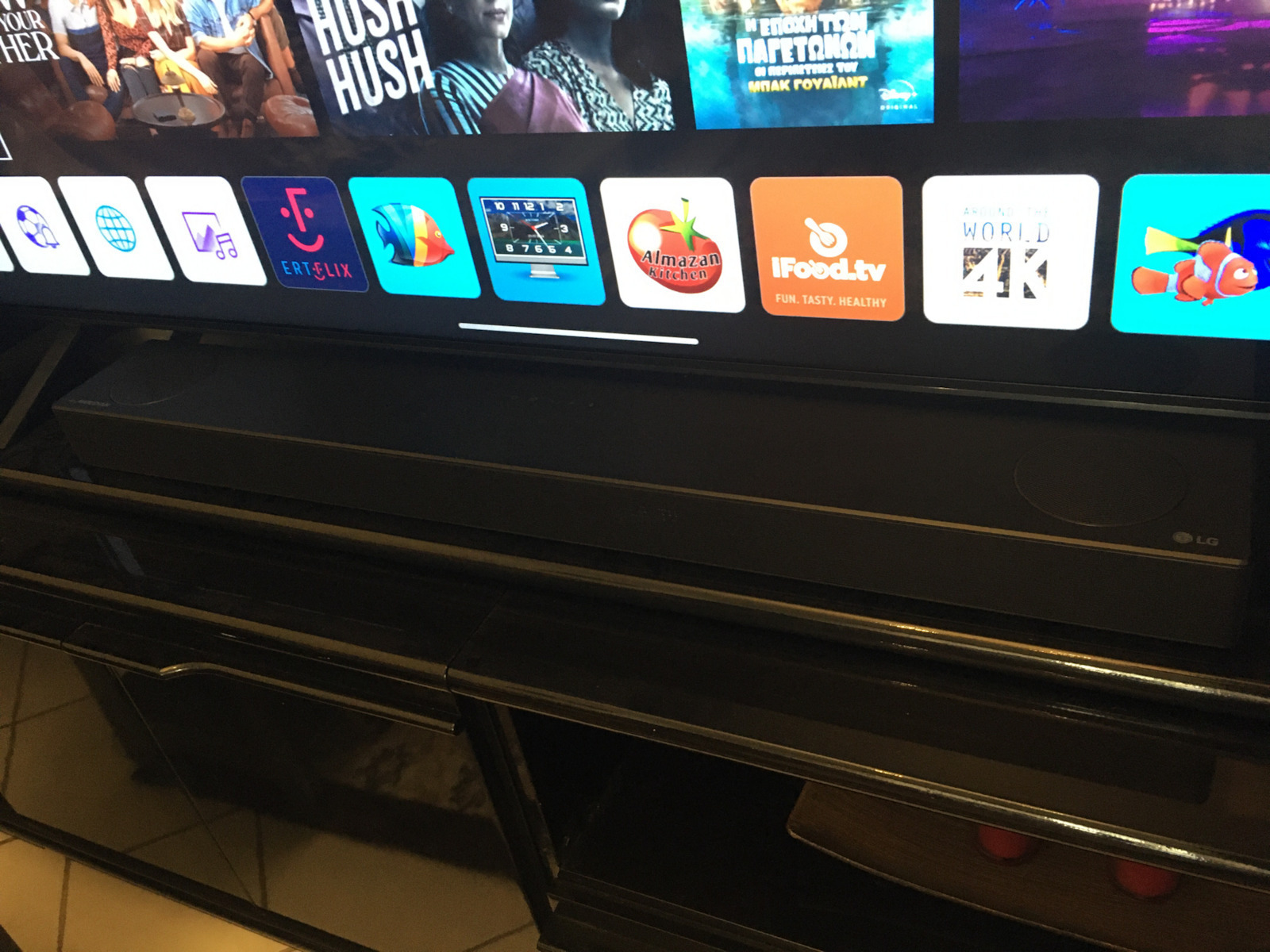 LG SPD7Y Саундбар 3.1.2 Bluetooth и HDMI 380W с Безжичен Субуфер и Дистанционно Черен