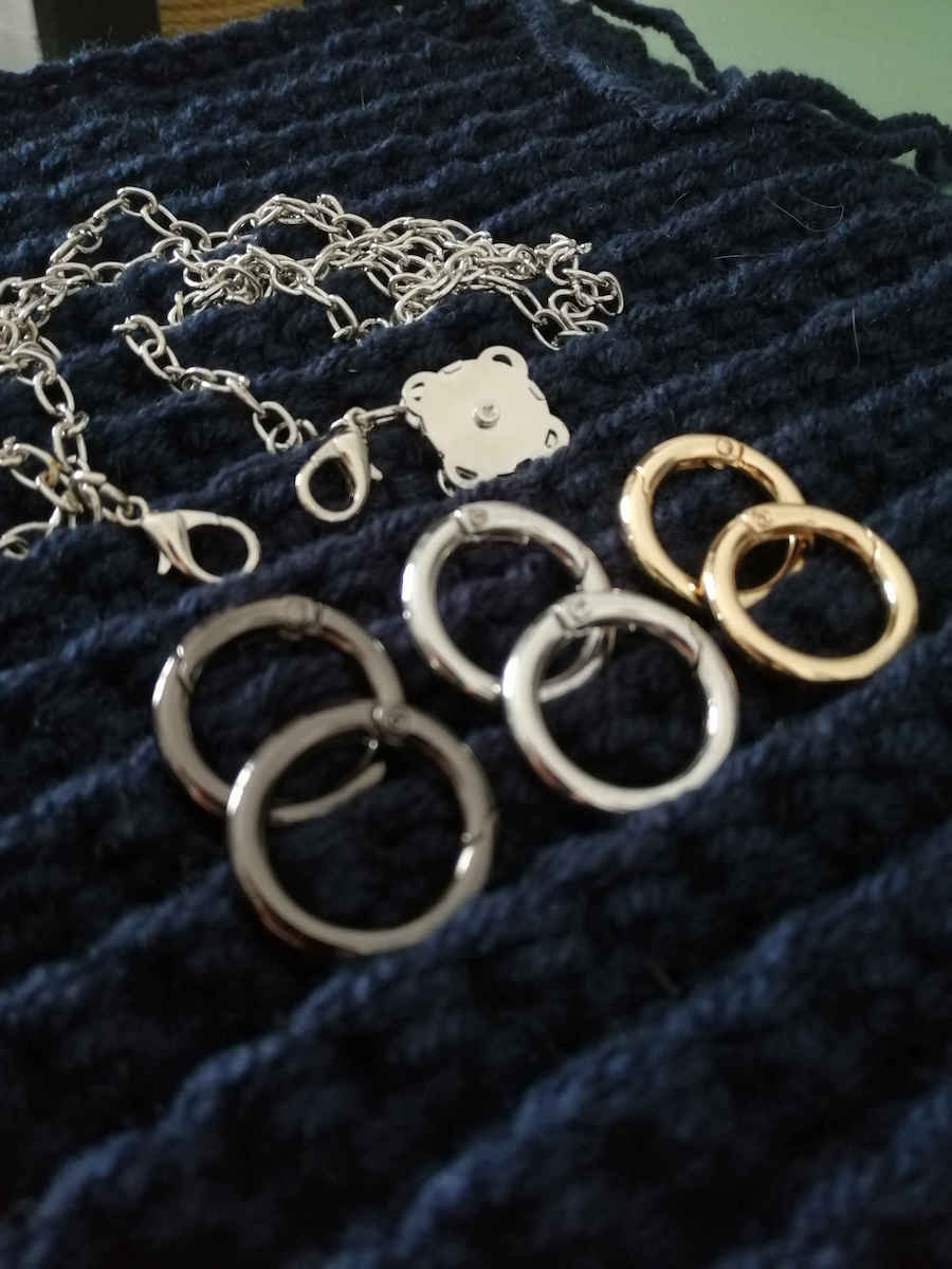 Handibrand Ring for Knitted Bag Gold