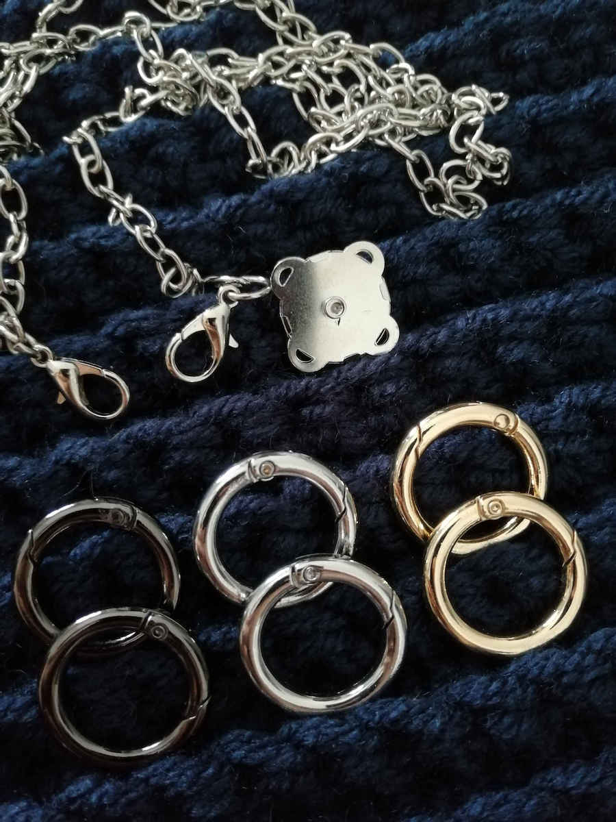 Handibrand Ring for Knitted Bag Gold