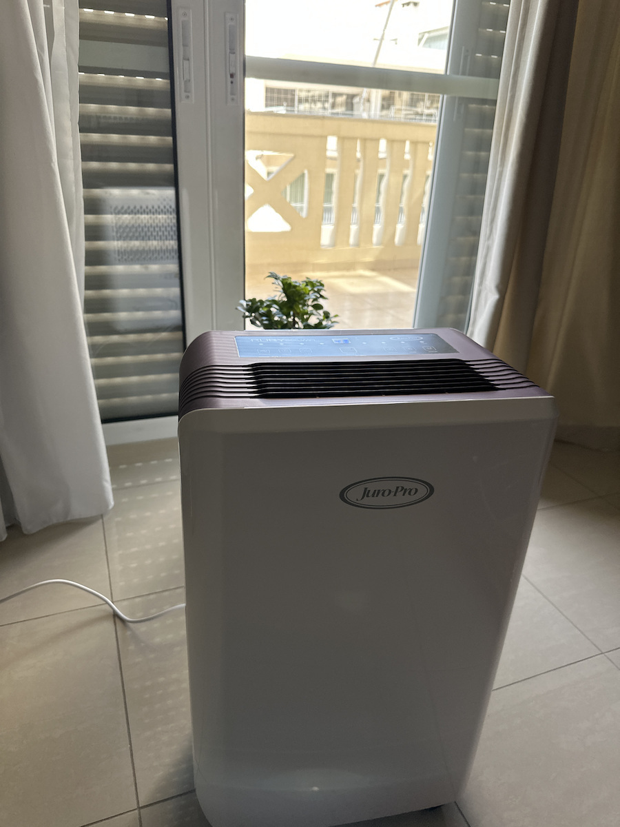 Juro-Pro Ruby Αφυγραντήρας με Συμπιεστή Ιονιστή και Wi-Fi 25lt Μαύρος
