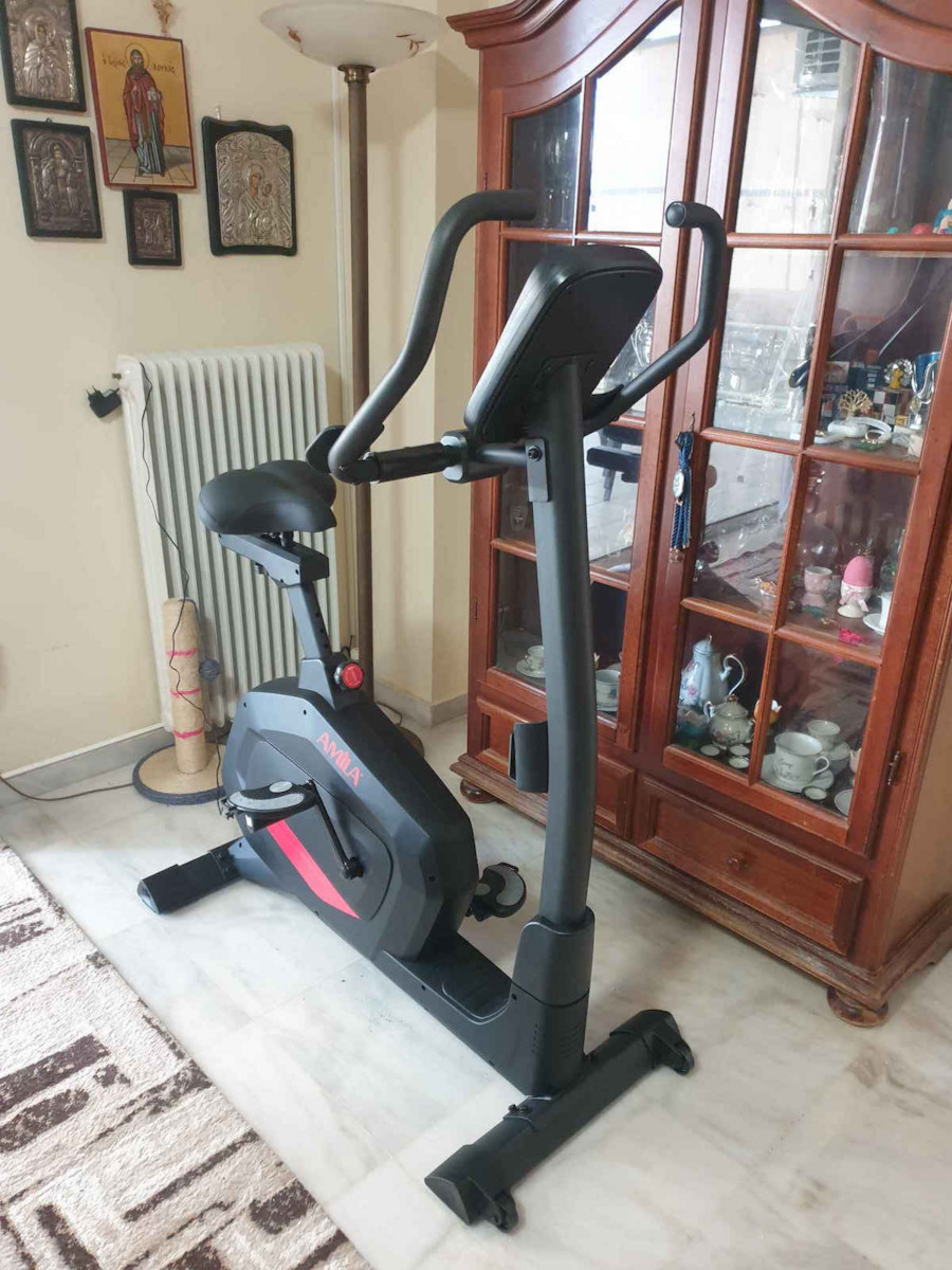 AMILA Aston BX7P Όρθιο Ποδήλατο Γυμναστικής Μαγνητικό με Ροδάκια