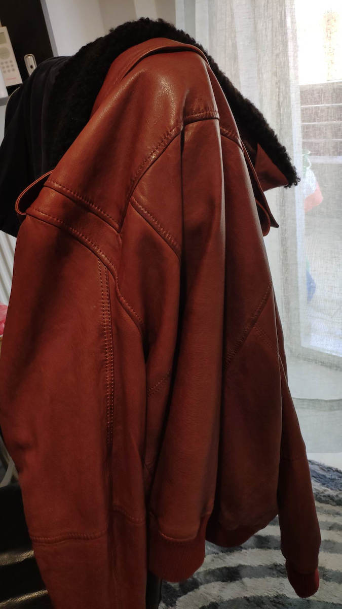 Justin Fur Braun-Rot Herren Jacken