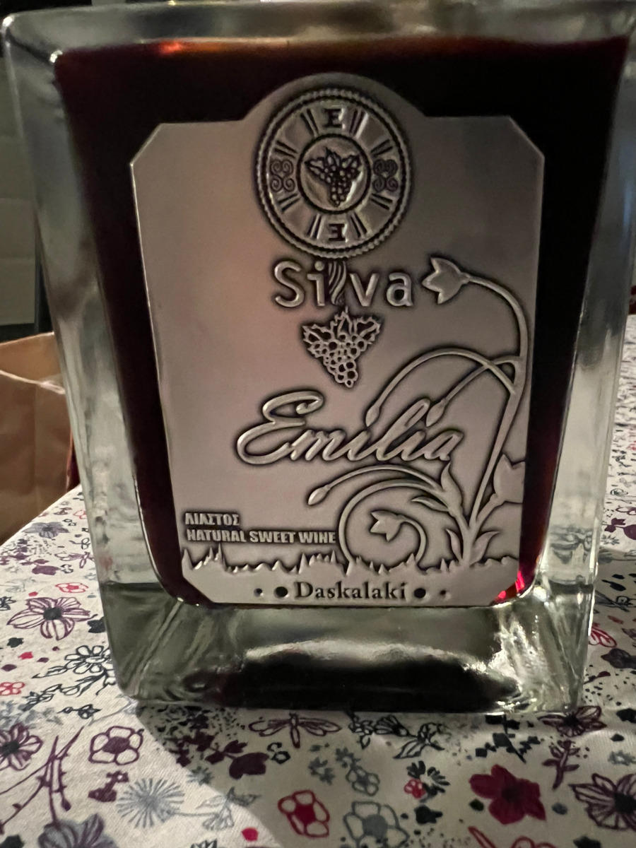 Oinopoieio Silva Vin Bio Emilia Liatiko Roșu Dulce 500ml