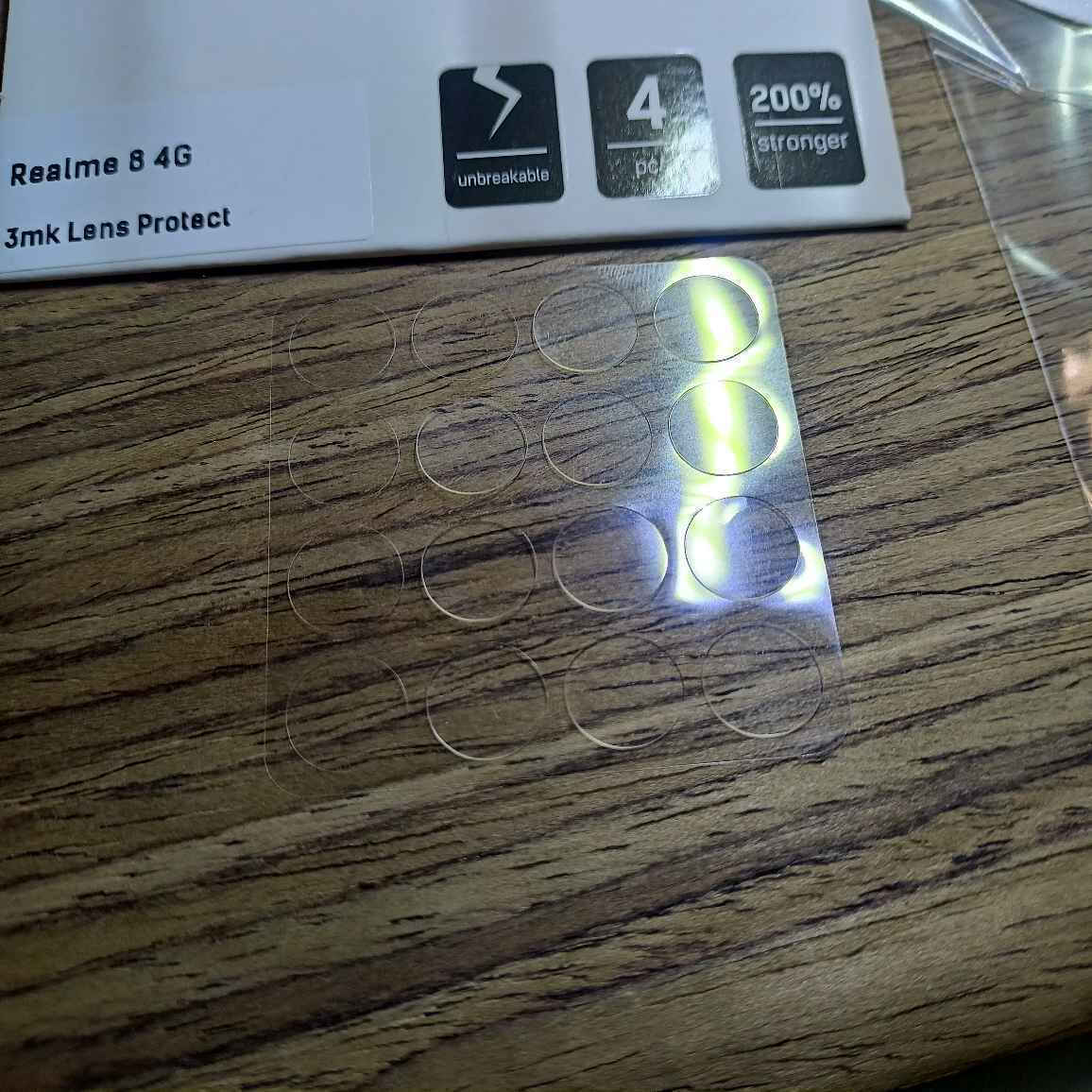 3MK Flexible Glass Film Prοtector Camera Protection Tempered Glass Transparent for the Realme 8/8 Pro