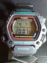 Casio DW-290-1VS Ceas Bărbătesc 46mm Baterie cu Negru Curea din