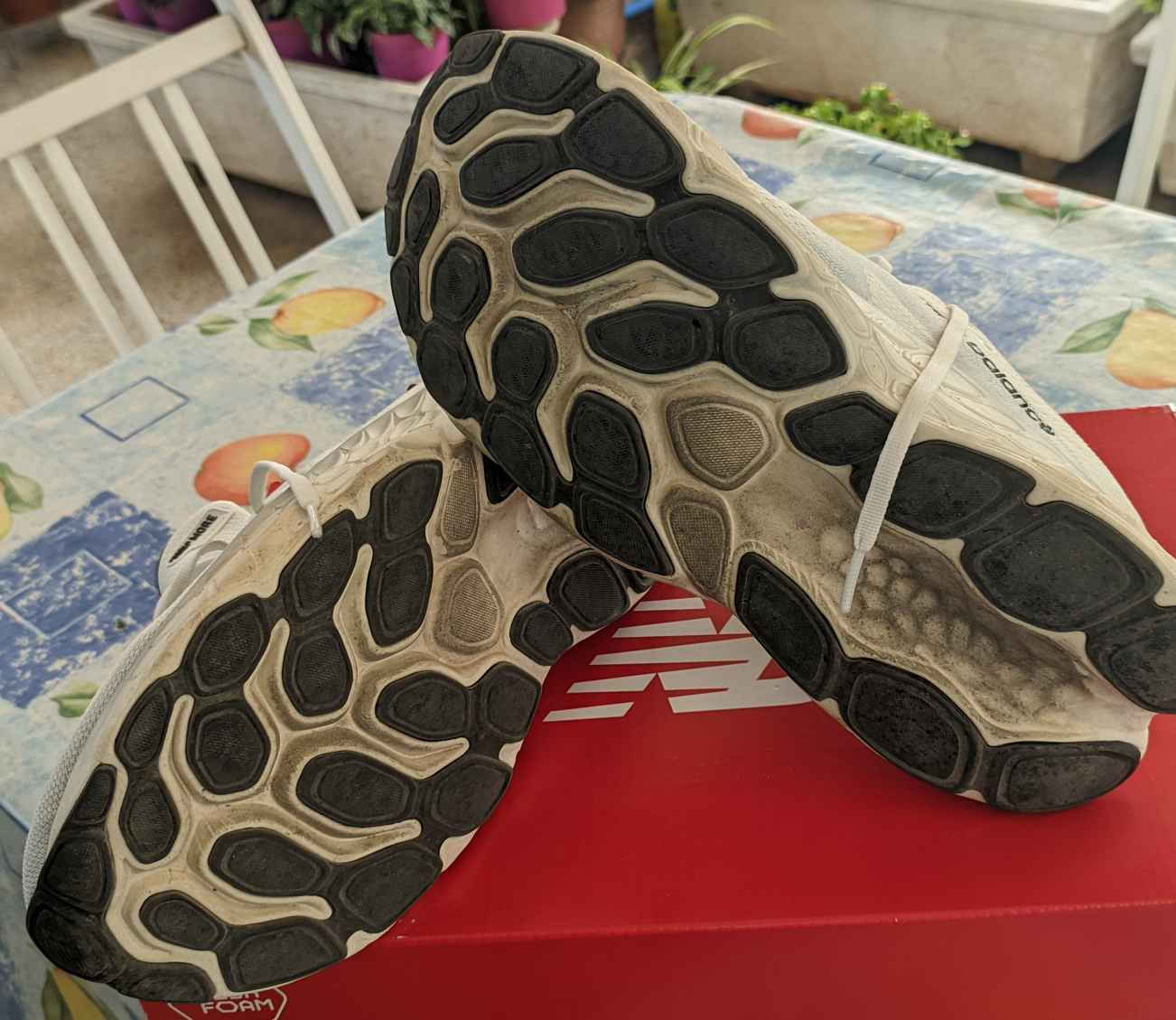 Fresh Foam X More v4 Men's Running Sport Shoes White