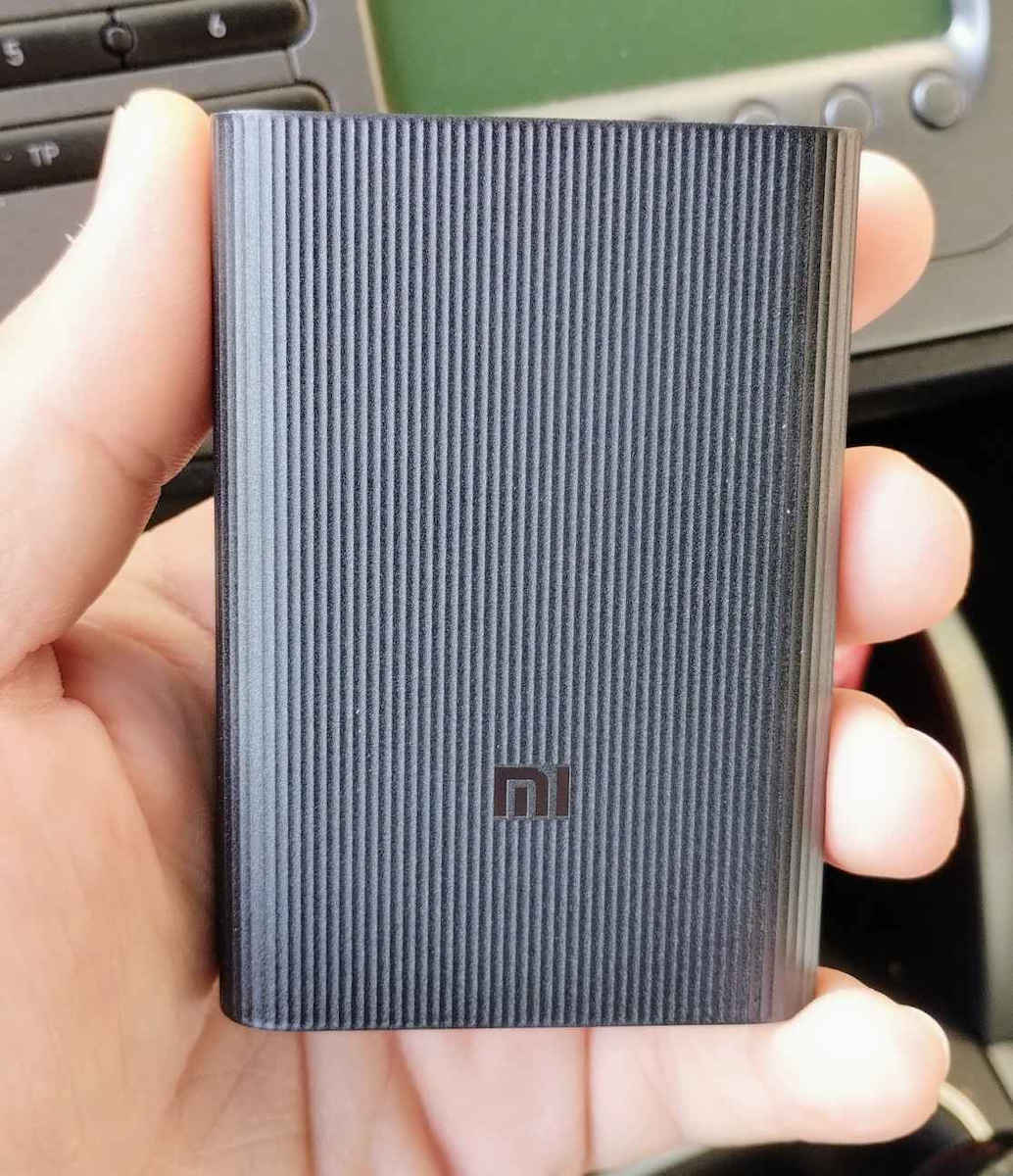 Xiaomi Mi 3 Ultra Compact Power Bank 10000mAh 22.5W με 2 Θύρες USB-A και Θύρα USB-C Μαύρο