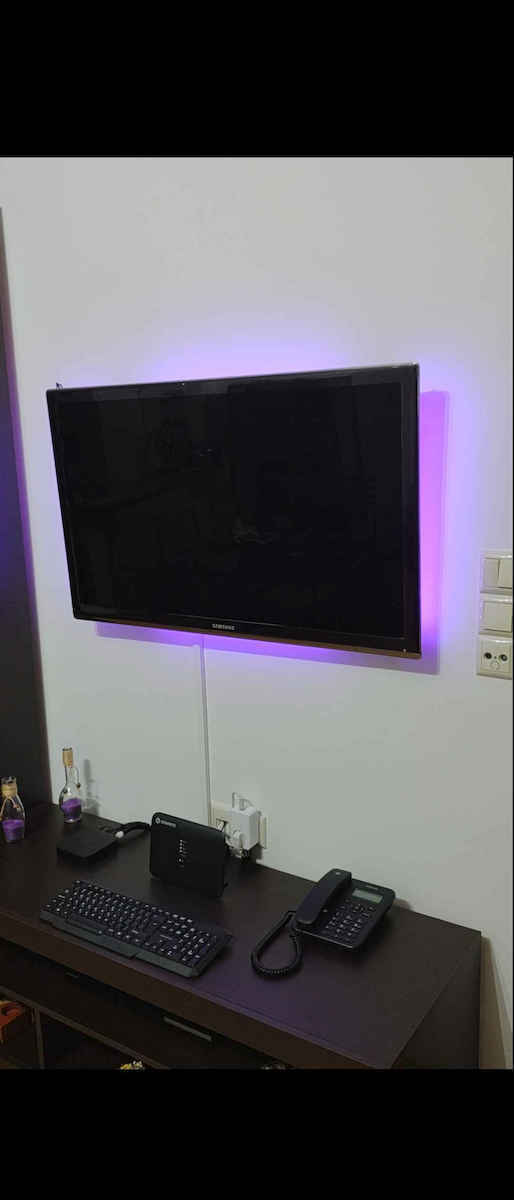 Waterproof LED Strip TV USB 5V RGB Light 4x50cm Type SMD5050 with Power Supply & Remote Control