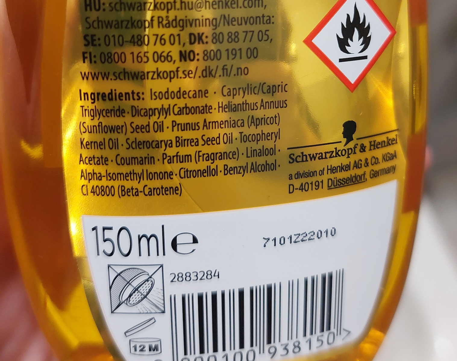 Schwarzkopf Thermo-Protect Blow Spray Θερμοπροστασίας Μαλλιών 150ml