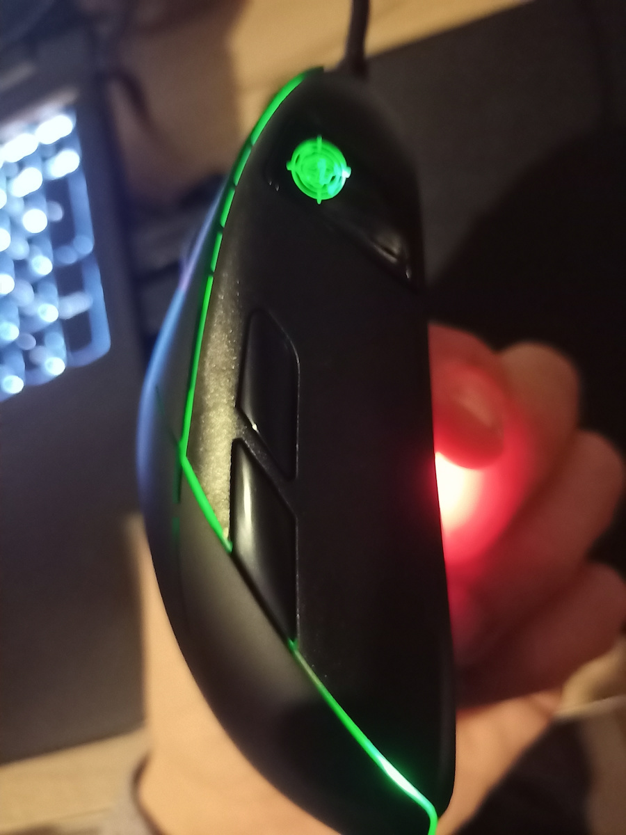 Zeroground KAITO v2.0 RGB Gaming Ποντίκι 6400 DPI Μαύρο